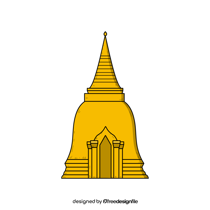 Stupa drawing clipart free download