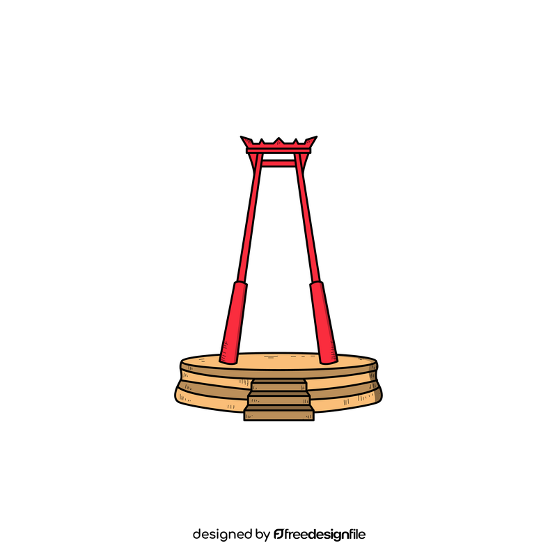 Giant swing drawing clipart