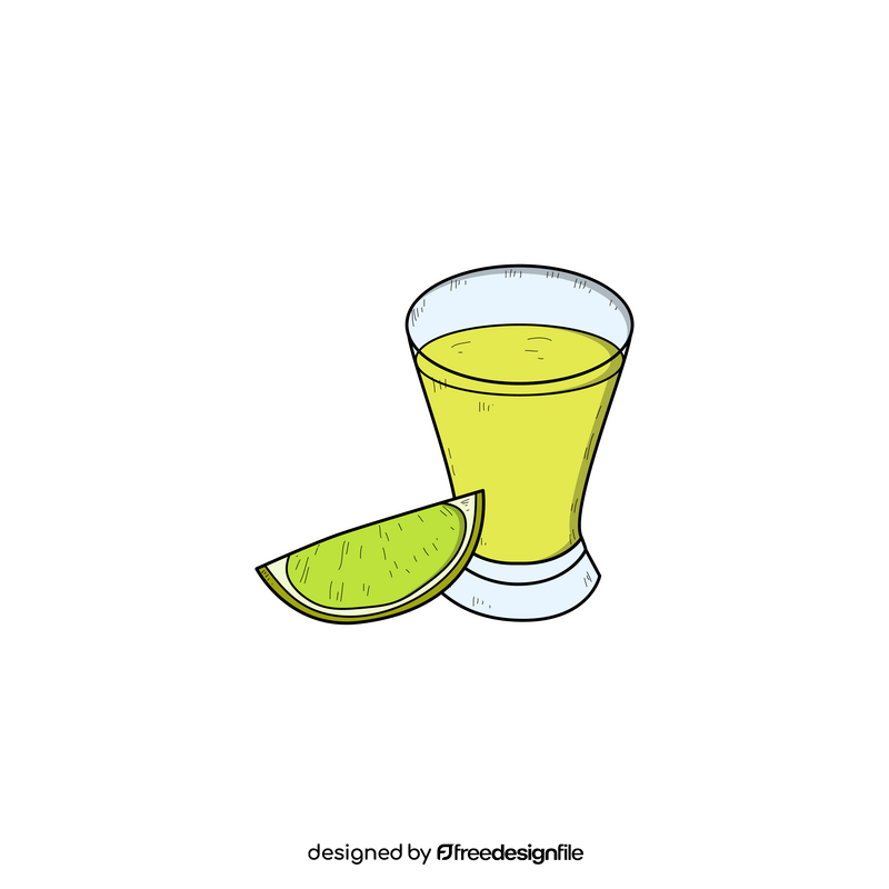 Tequila drawing clipart