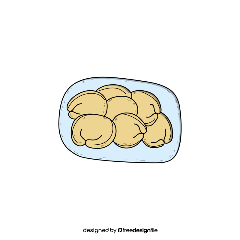 Pelmeni drawing clipart