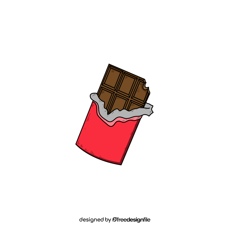 Swiss chocolate drawing clipart