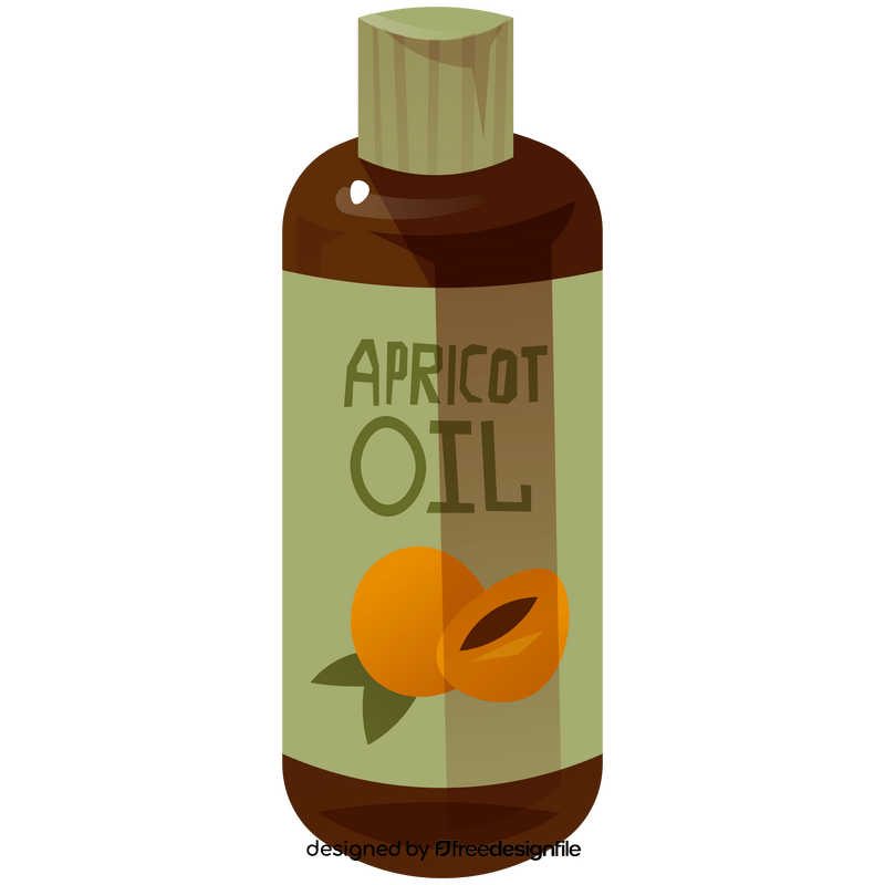 Apricot oil clipart