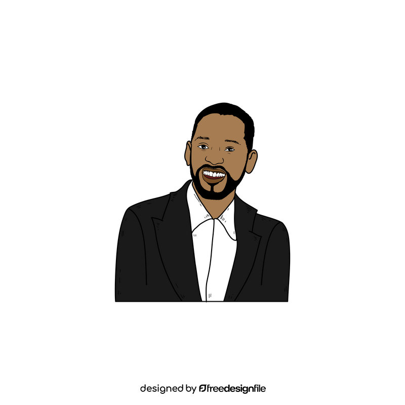 Will Smith drawing clipart