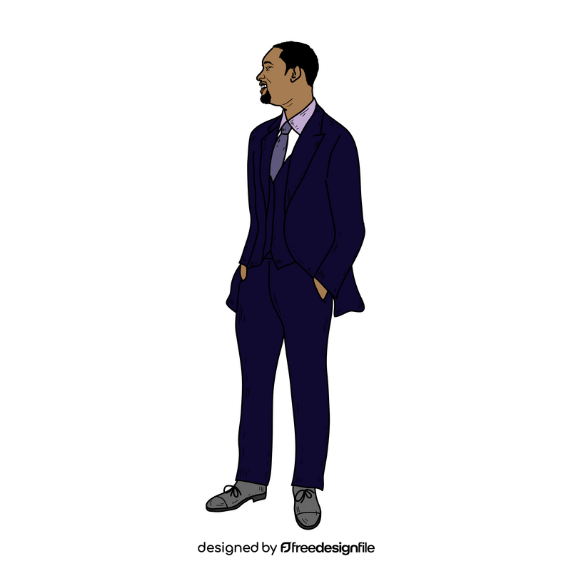 Will Smith cartoon drawing clipart