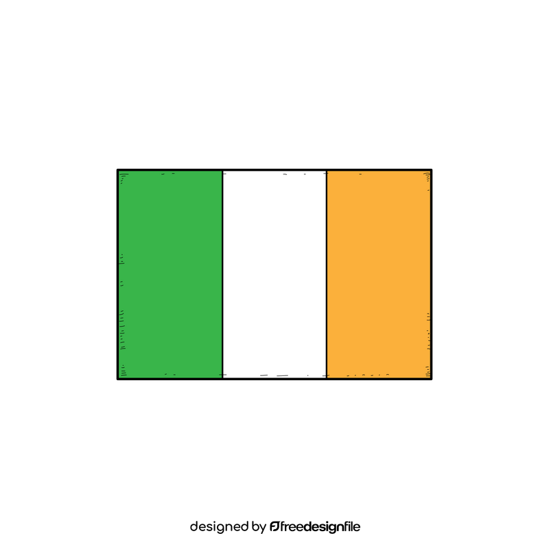 St Patricks Day Irish flag clipart