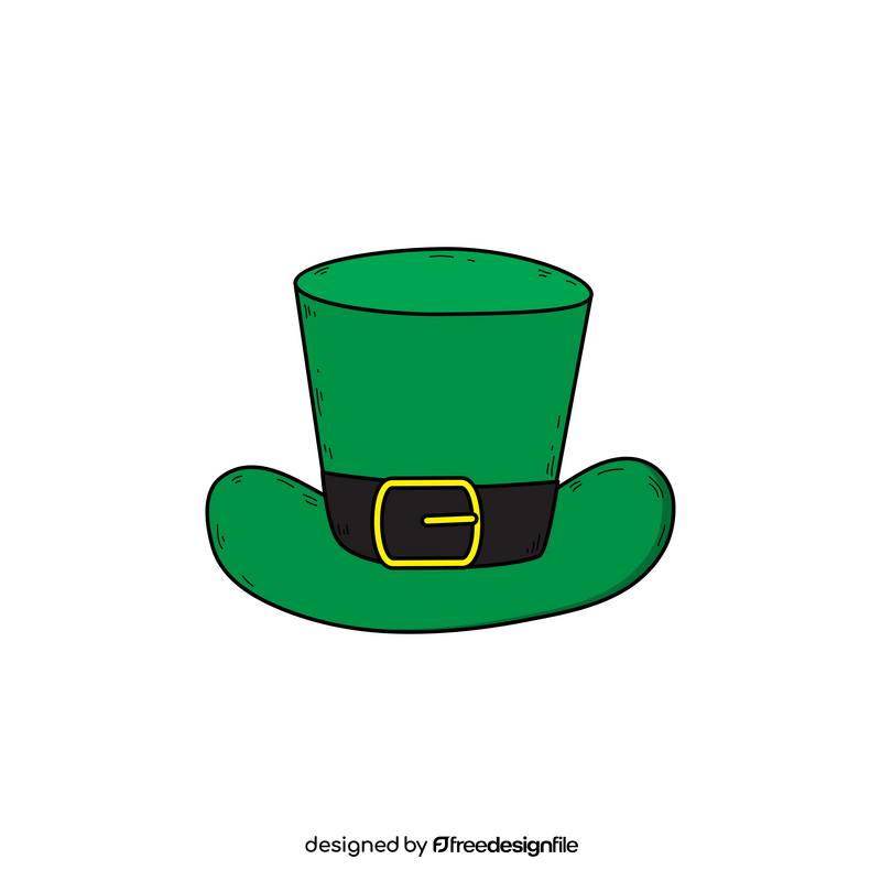 St Patricks Day hat drawing clipart