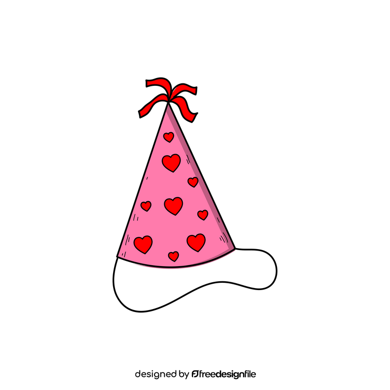 Party hat drawing clipart