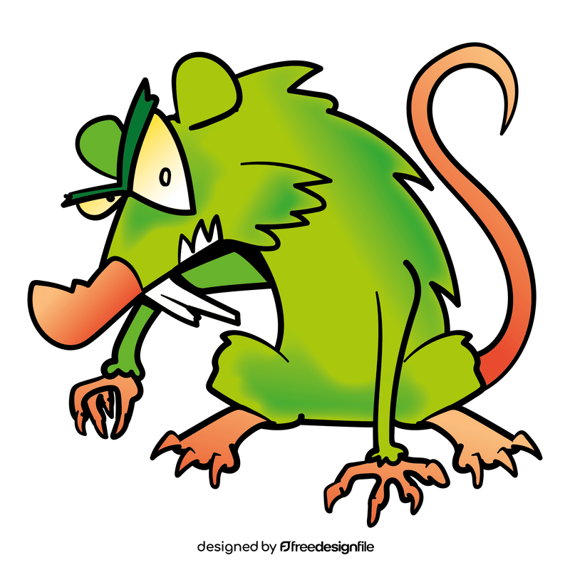 Rat cartoon clipart