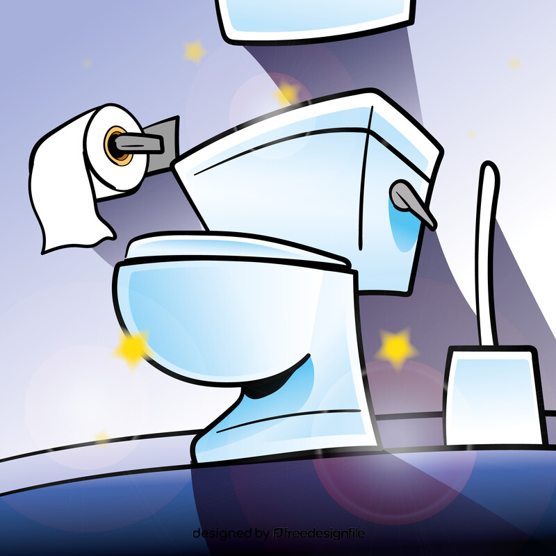 Toilet cartoon vector