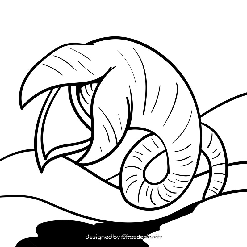 Worms cartoon drawing black and white vector