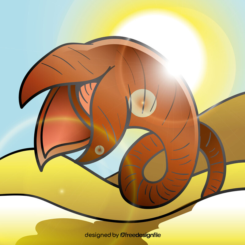 Worms cartoon vector
