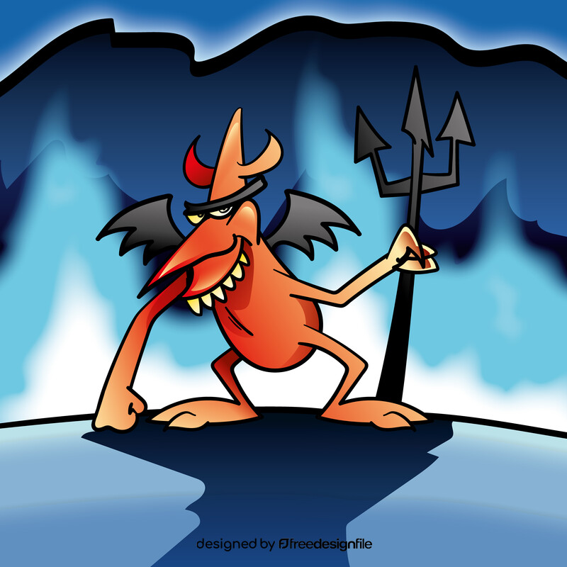 Devil cartoon vector