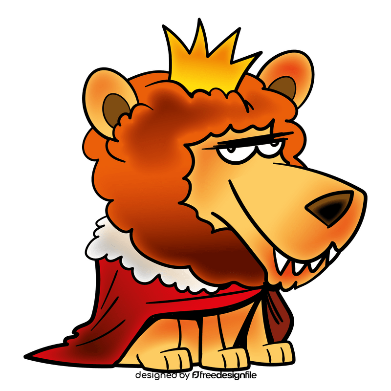 Lion king cartoon clipart