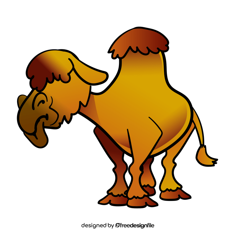 Camel cartoon clipart