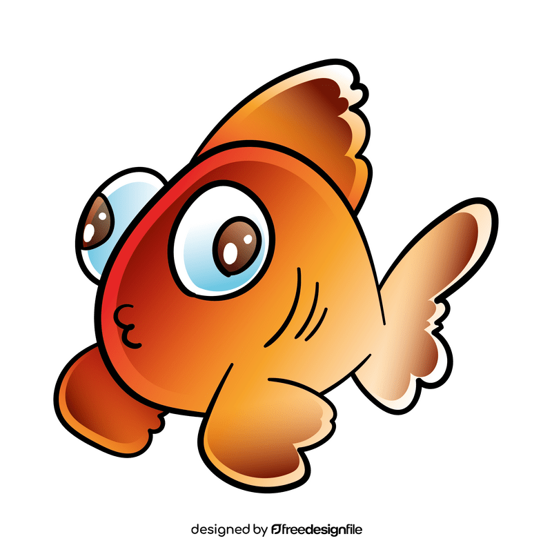 Goldfish cartoon clipart
