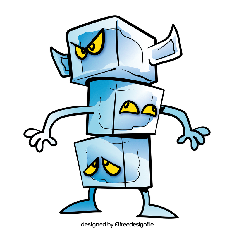 Ice cartoon clipart