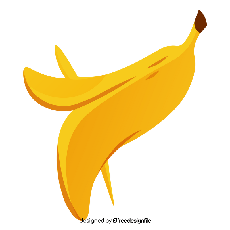 Banana peel clipart