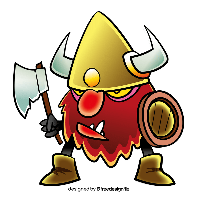 Viking cartoon clipart