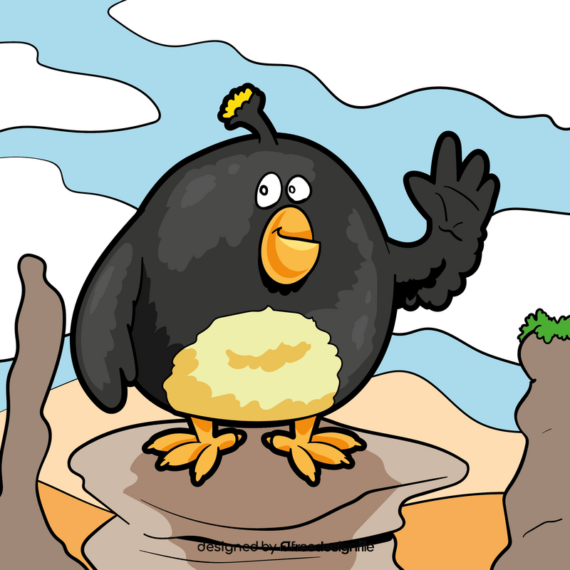 Angry birds cartoon vector