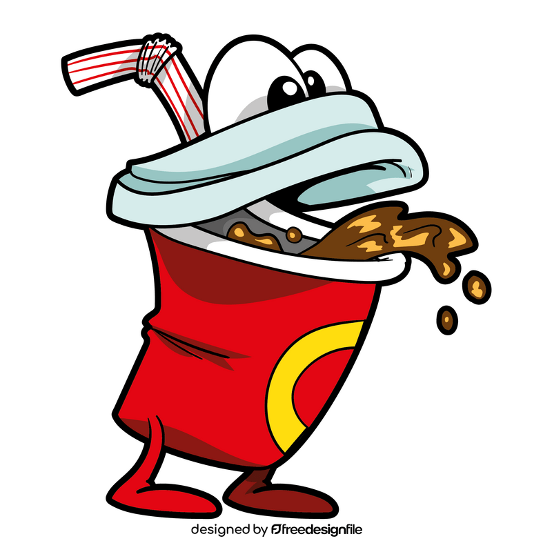 Coca Cola cartoon clipart