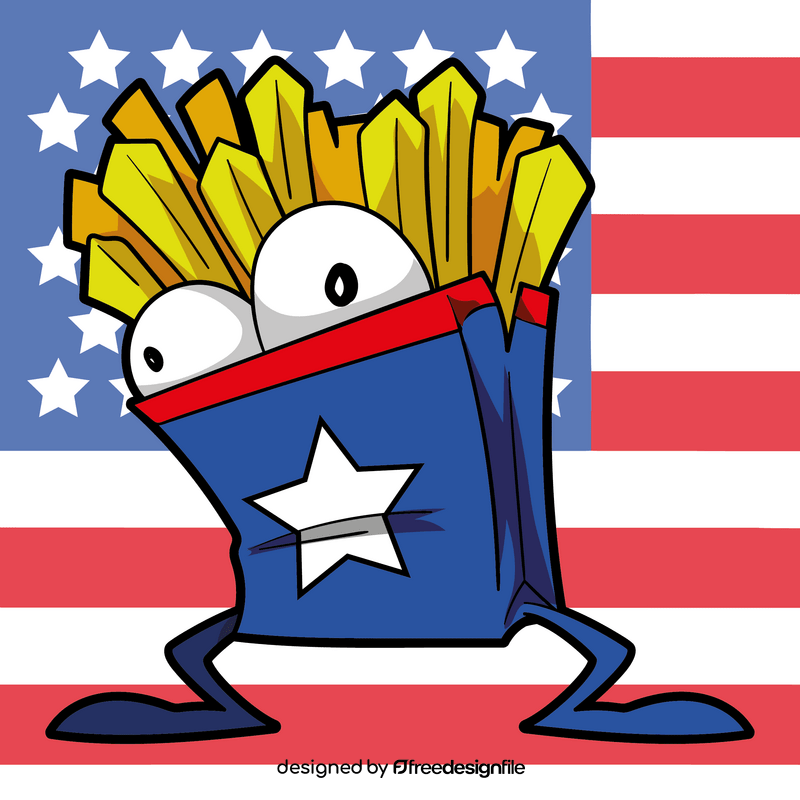 Chips cartoon vector
