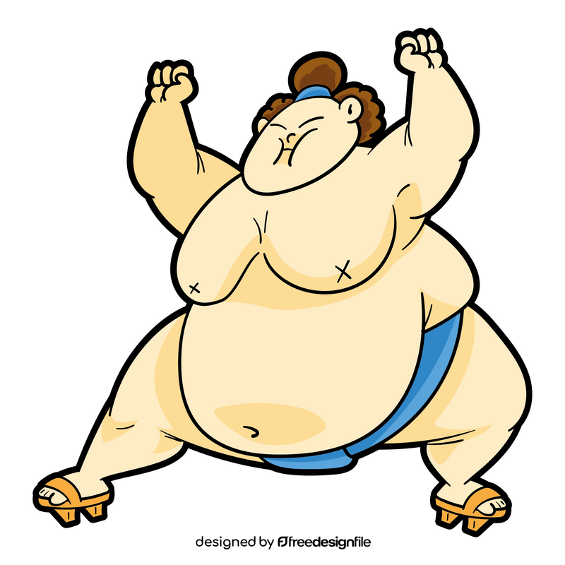 Sumo cartoon clipart