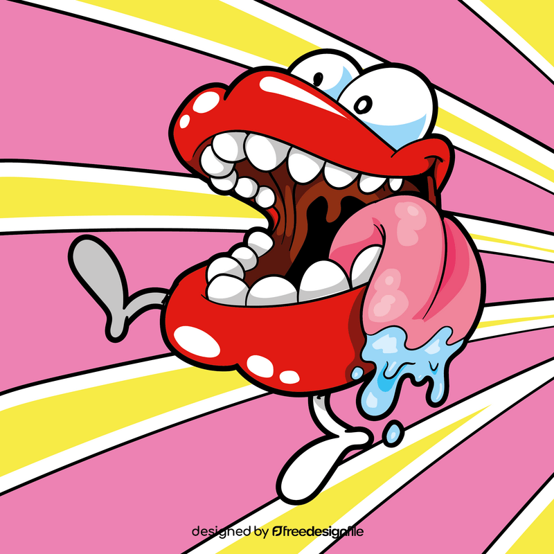 Mouth cartoon vector