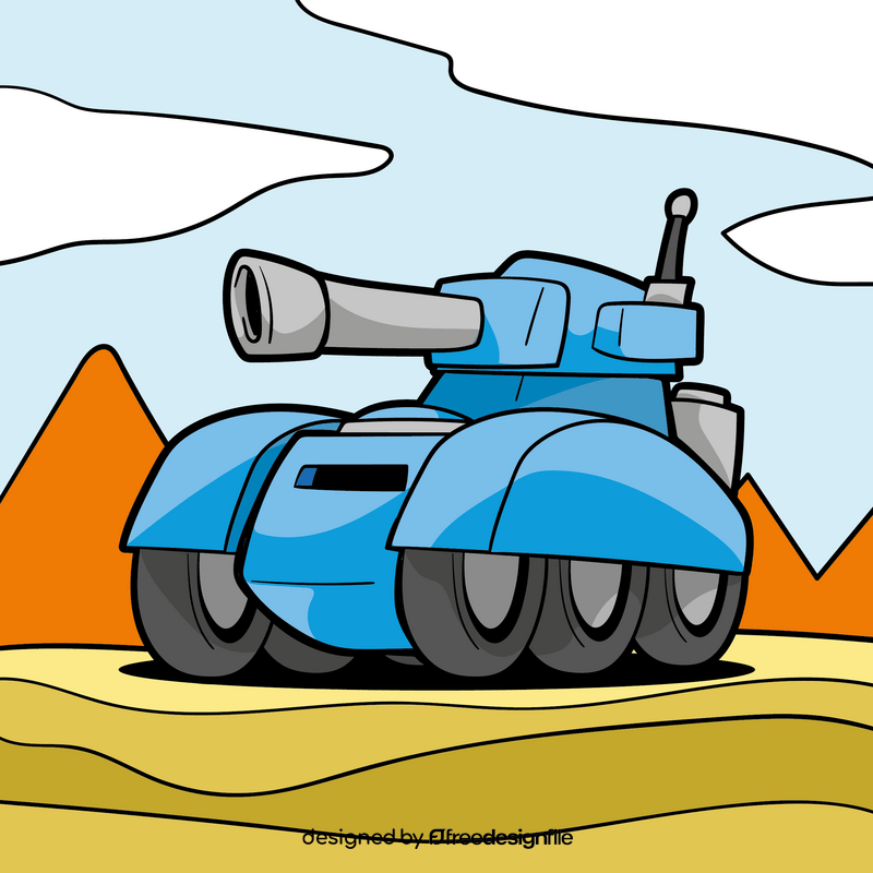 Tank cartoon vector