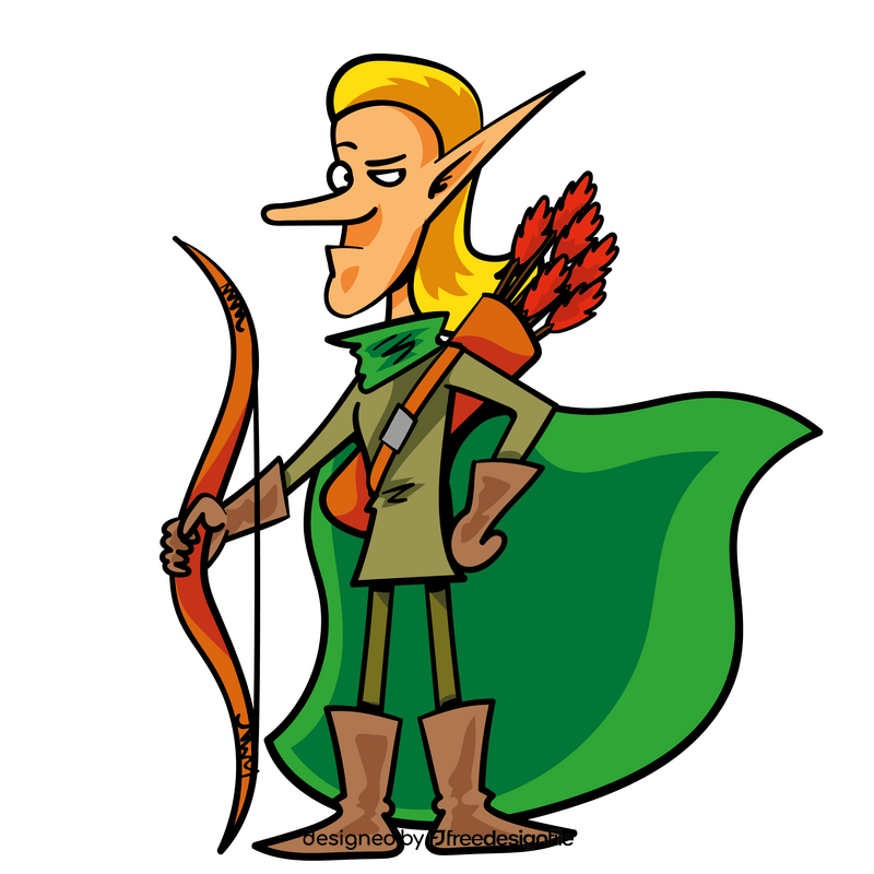 Fantasy Elves cartoon clipart