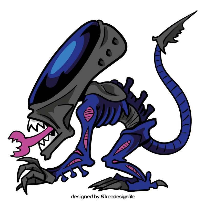 Alien cartoon clipart