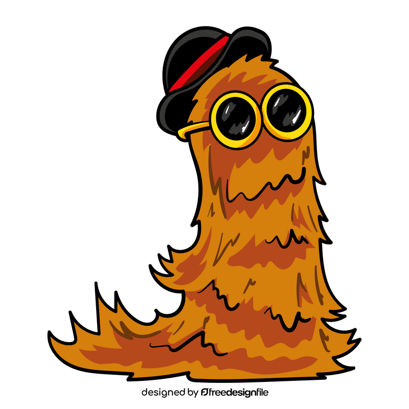 Cousin Itt cartoon clipart