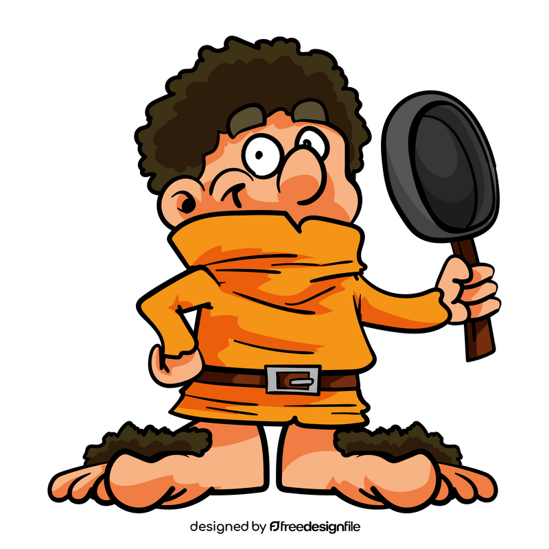 Fantasy Halfling cartoon clipart