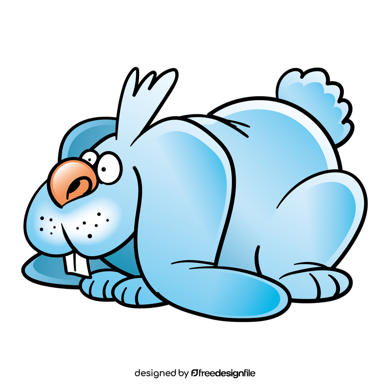 Rabbit cartoon clipart