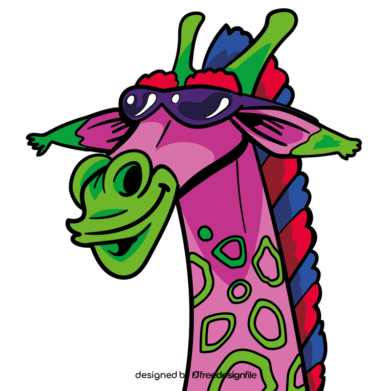 Giraffe cartoon clipart