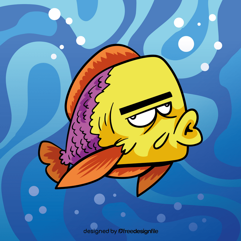 Fish cartoon vector