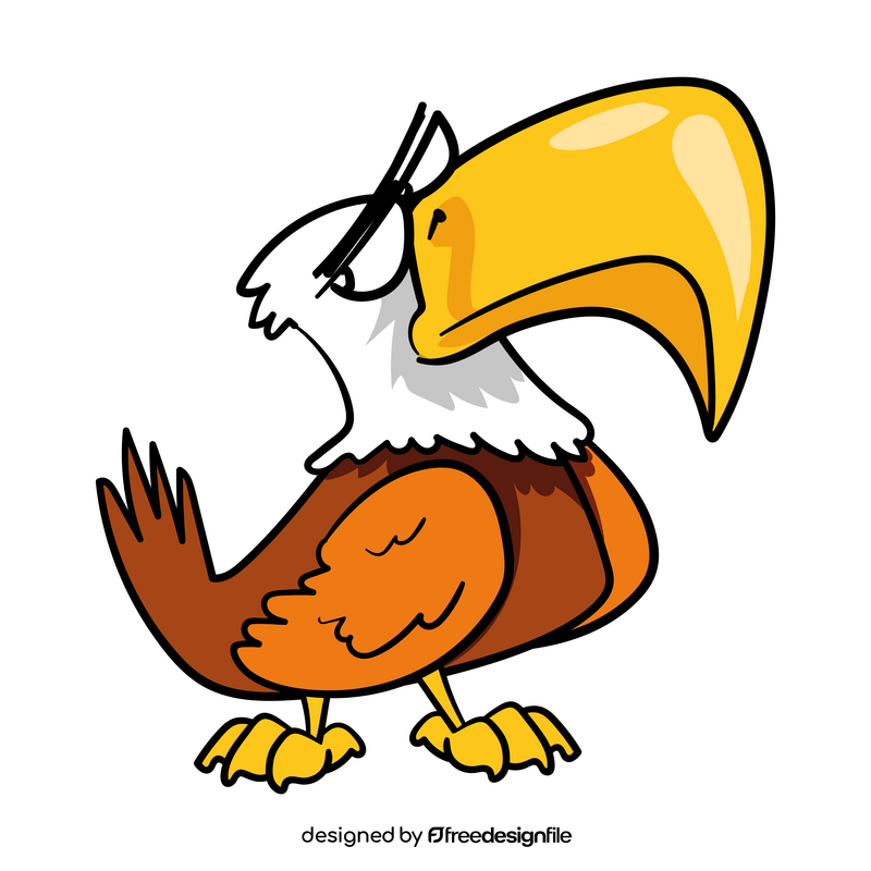 Eagle cartoon clipart
