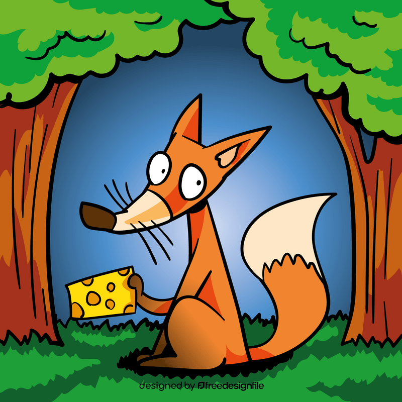 Fox cartoon vector