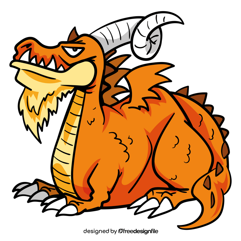 Dragon cartoon clipart