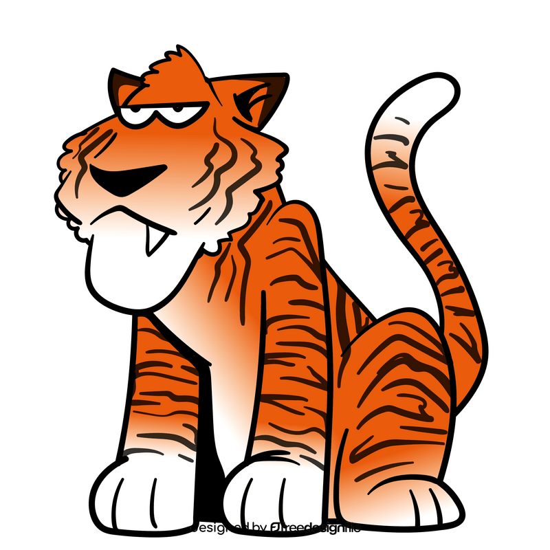 Tiger cartoon clipart