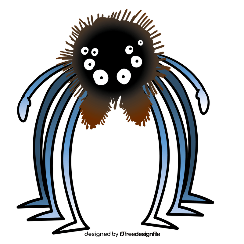 Spider cartoon clipart