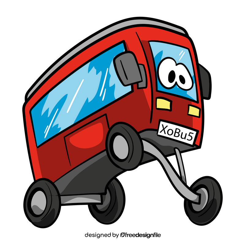 Bus cartoon clipart