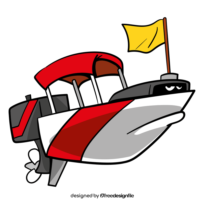 Boat cartoon clipart