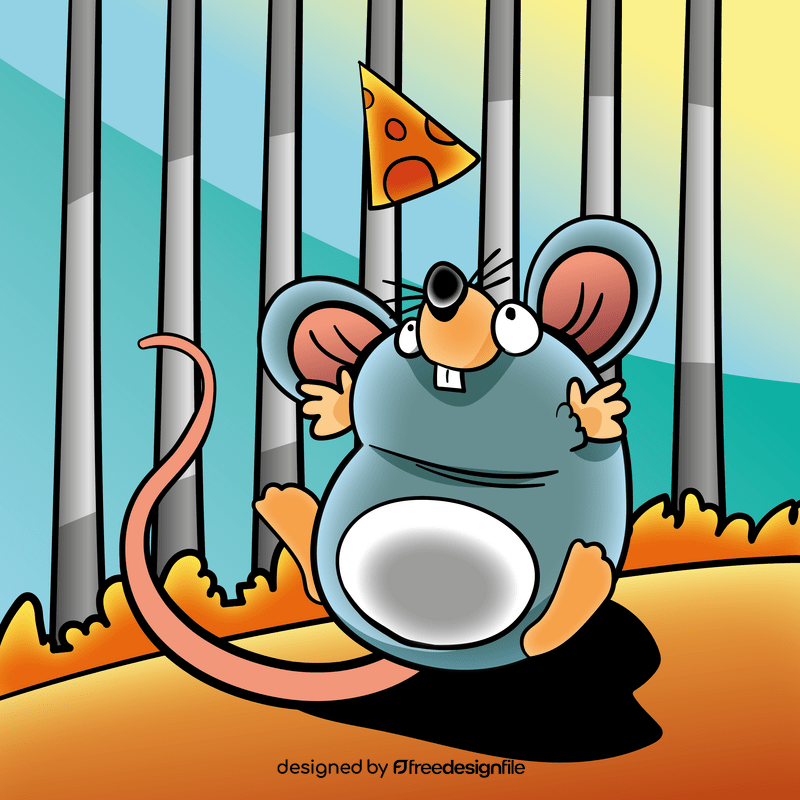 Mouse cartoon vector