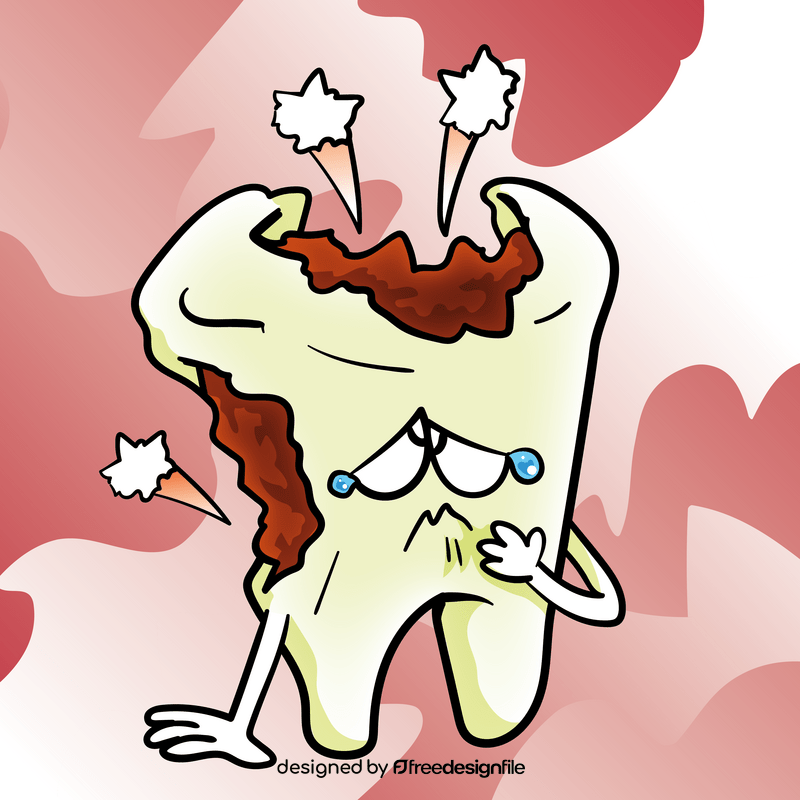 Teeth cartoon vector