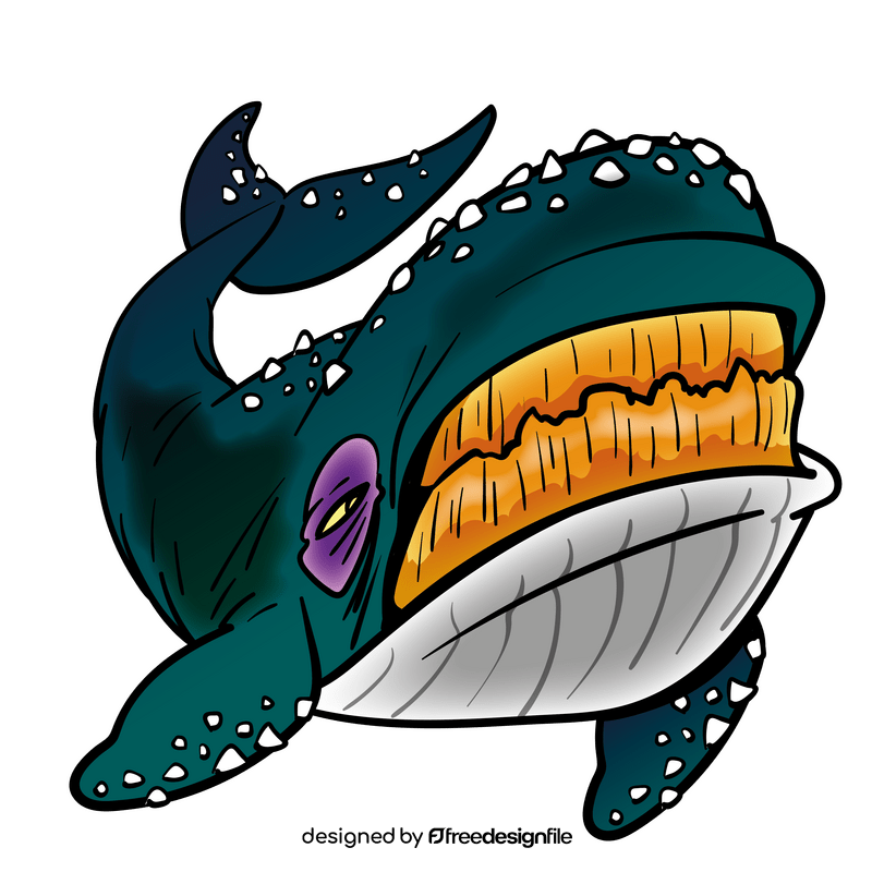 Whale cartoon clipart