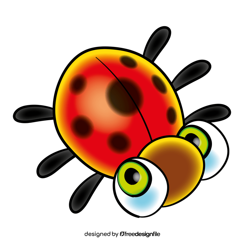 Ladybug cartoon clipart