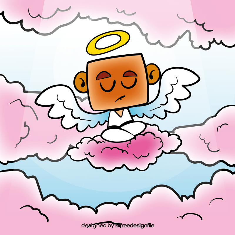 Angel cartoon vector