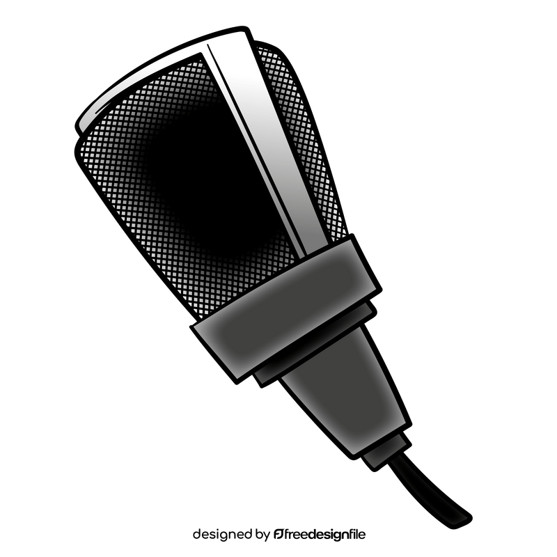 Microphone cartoon clipart