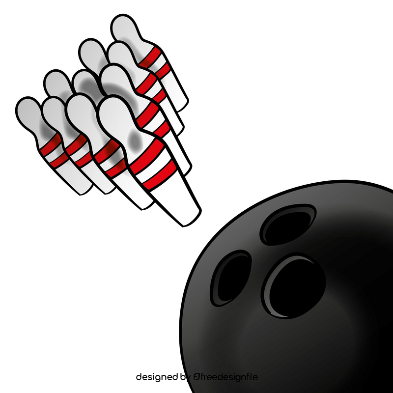 Bowling cartoon clipart