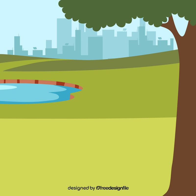 Park illustration vector